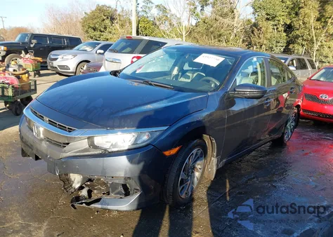 2016 Honda Civic Ex from USA, damaged, VIN 19XFC2F75GE068152